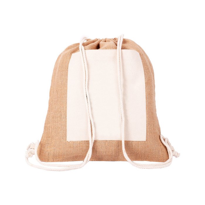 Plecak jutowy Eco-Pure, brązowy