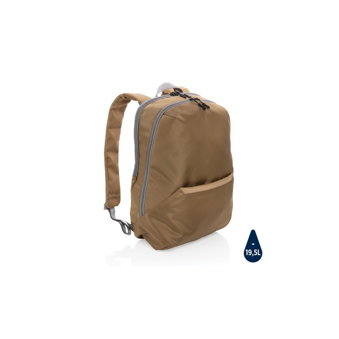 Plecak na laptopa 15.6" Impact AWARE™ RPET brązowy, szary