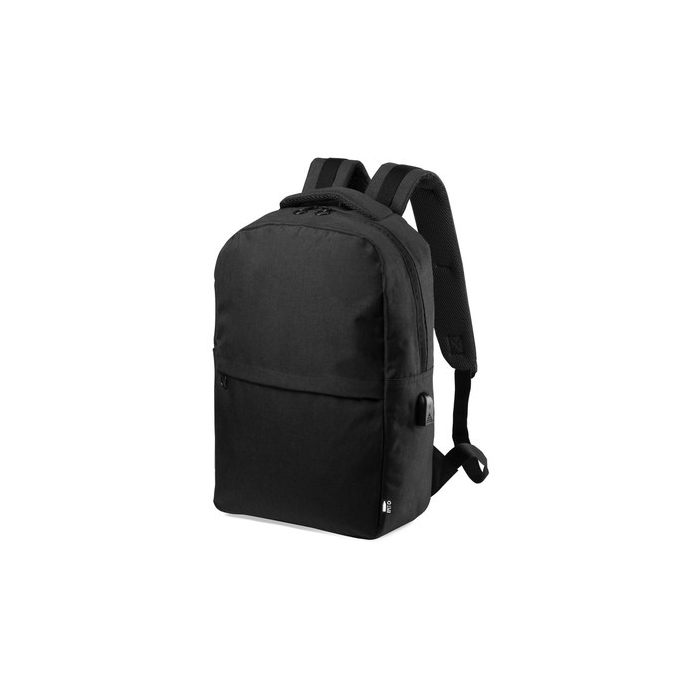 Plecak na laptopa 15" RPET czarny