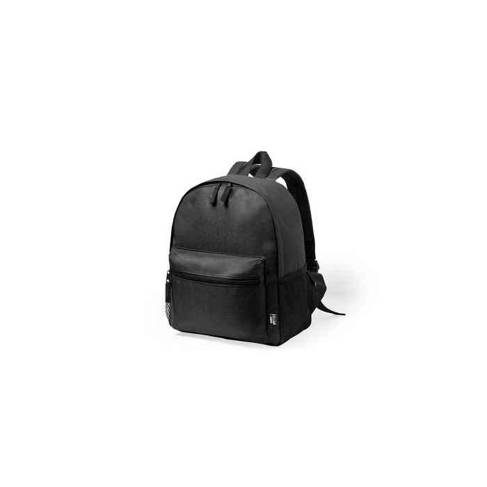 Plecak RPET, rozmiar dziecięcy czarny