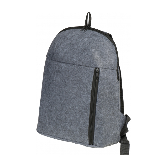 Plecak termiczny z filcu RPET DAVOS, ciemnoszary
