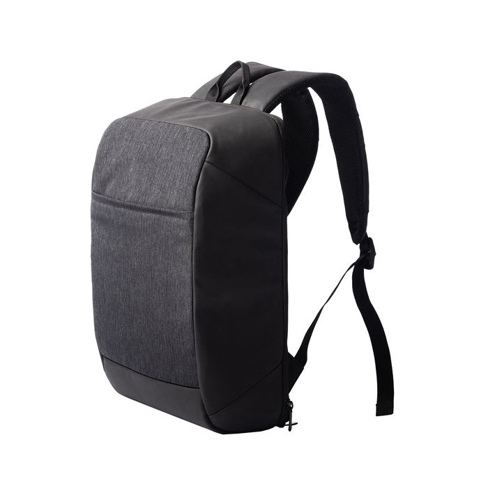 Plecak usztywniany na laptop Indio, grafitowy