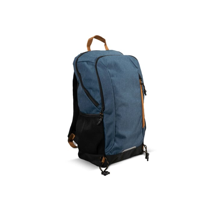 Plecak wykonany z plastiku z recyklingu, ciemnoniebieski