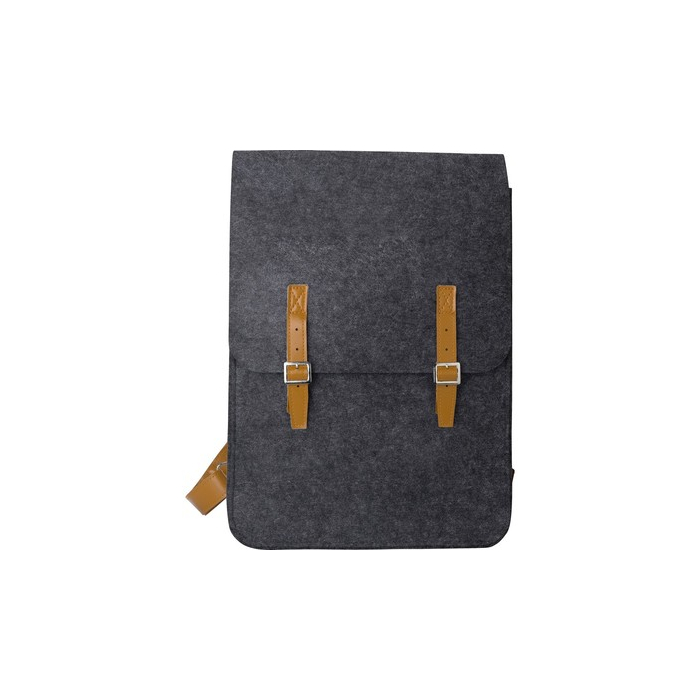 Plecak z filcu RPET grafitowy