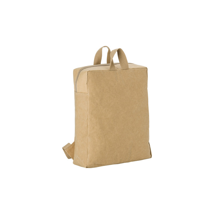 Plecak z laminowanego papieru brązowy