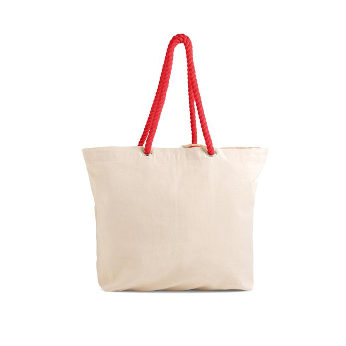 Płócienna torba z uchwytami ściąganymi sznurkiem. / Abano