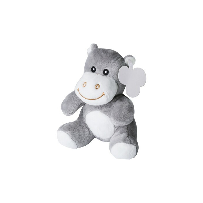 Pluszowy hipopotam wielokolorowy