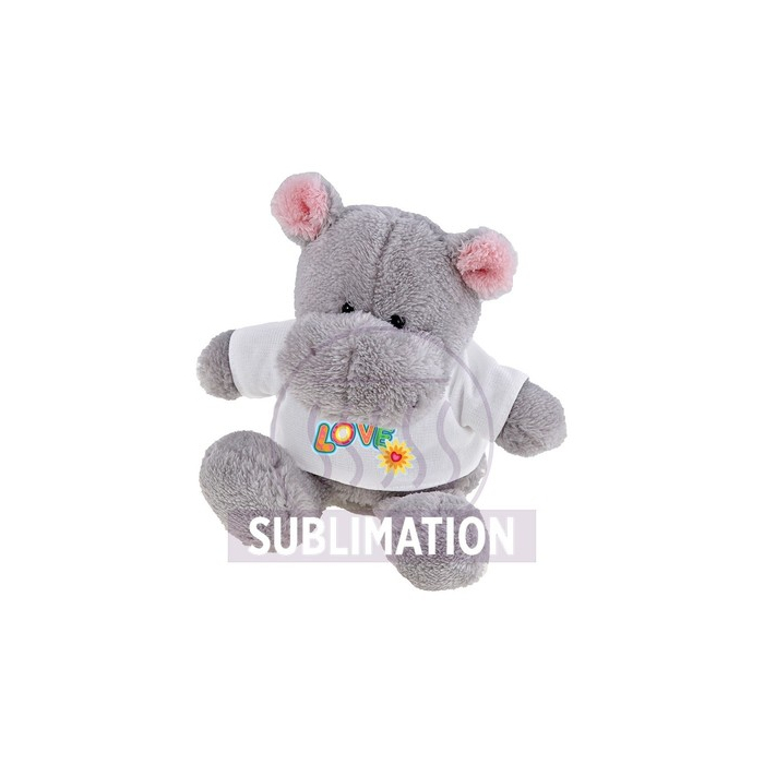 Pluszowy hipopotam | Walter szary