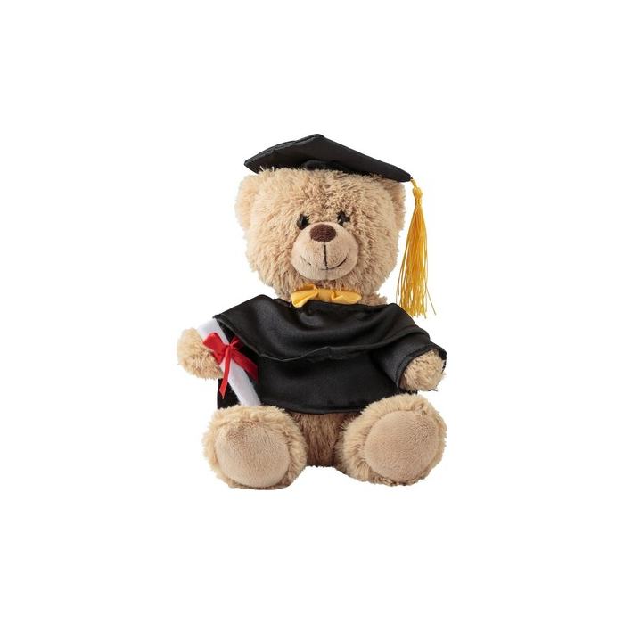 Pluszowy miś uczeń czarny