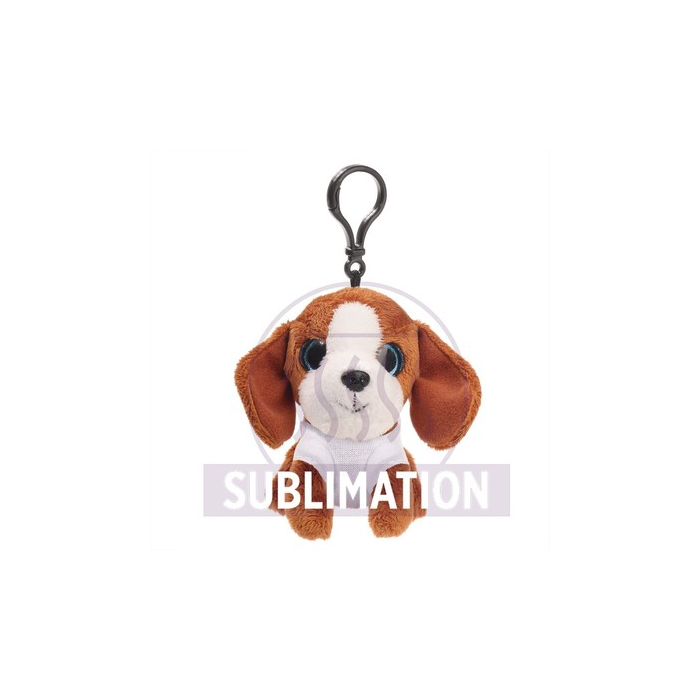 Pluszowy pies, zawieszka | Polly brązowy