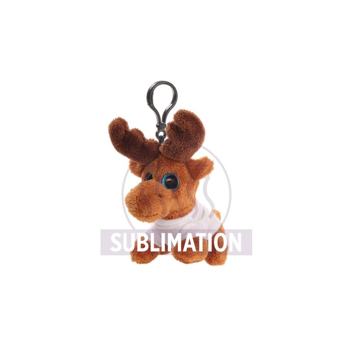 Pluszowy renifer, zawieszka | Enni brązowy