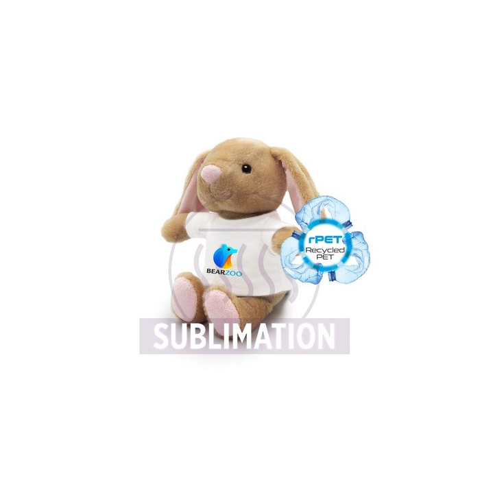 Pluszowy zając RPET | Jumpie jasnobrązowy