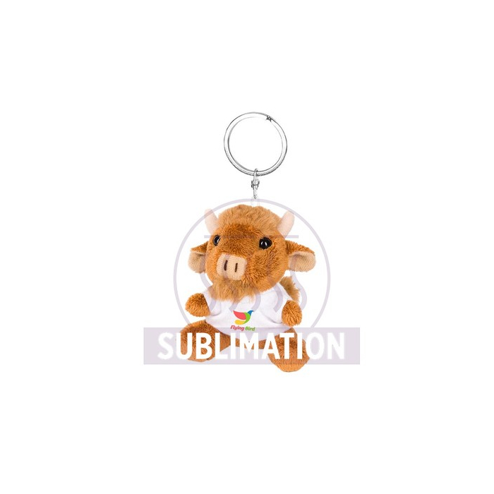 Pluszowy żubr, brelok | Vincent brązowy