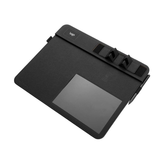 Podkładka pod mysz z ładowarką indukcyjną TAPIS Pierre Cardin, czarny