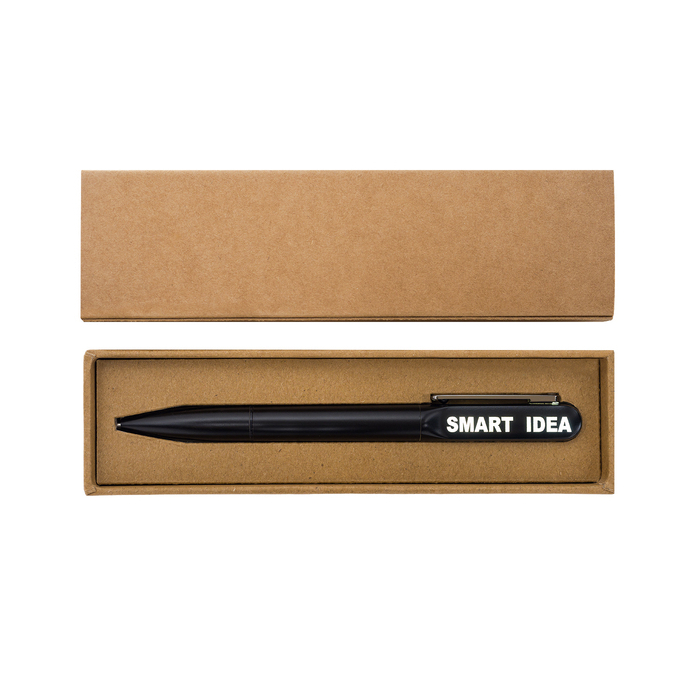 Podświetlany LED długopis Vegas, czarny