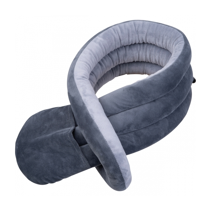 Poduszka na szyję BOULDER, ciemnoszary