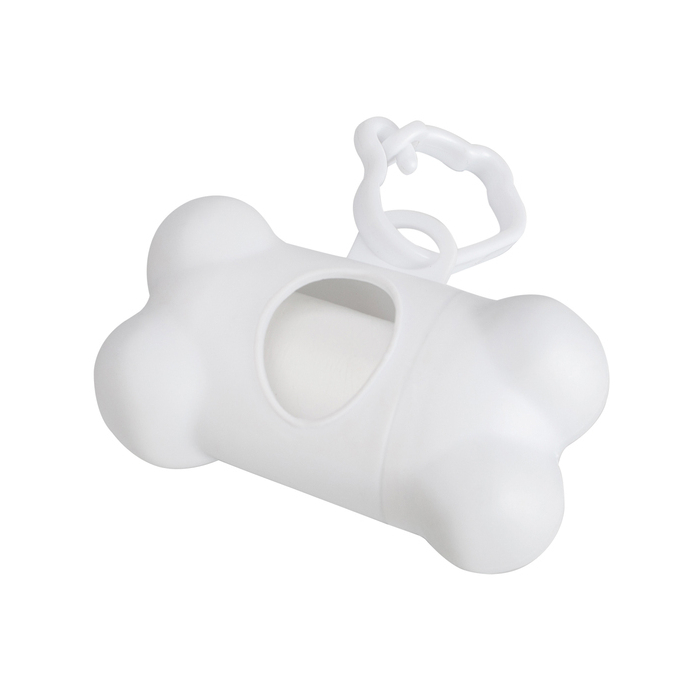 Pojemniczek z woreczkami Neat Dog, biały