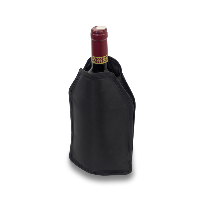 Pokrowiec chłodzący na butelki Luki, czarny