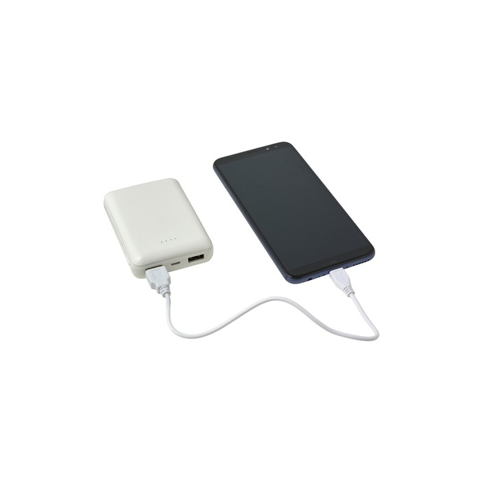 Power bank 10000 mAh biały