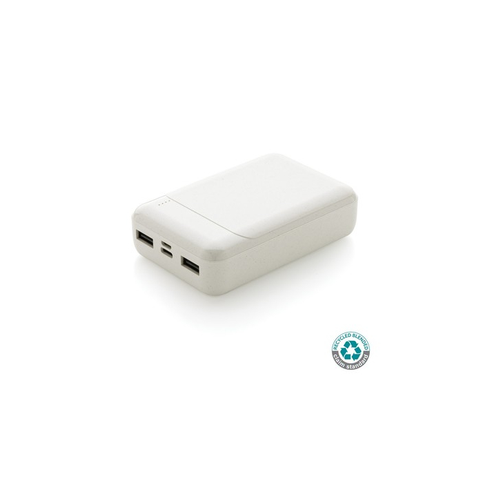 Power bank 10000 mAh biały