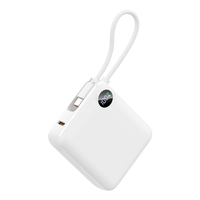 Power Bank 10000 mAh Fast Charge 22,5 W, biały