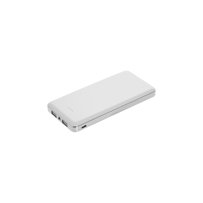 Power bank 12000 mAh z lampką | Sawyer biały