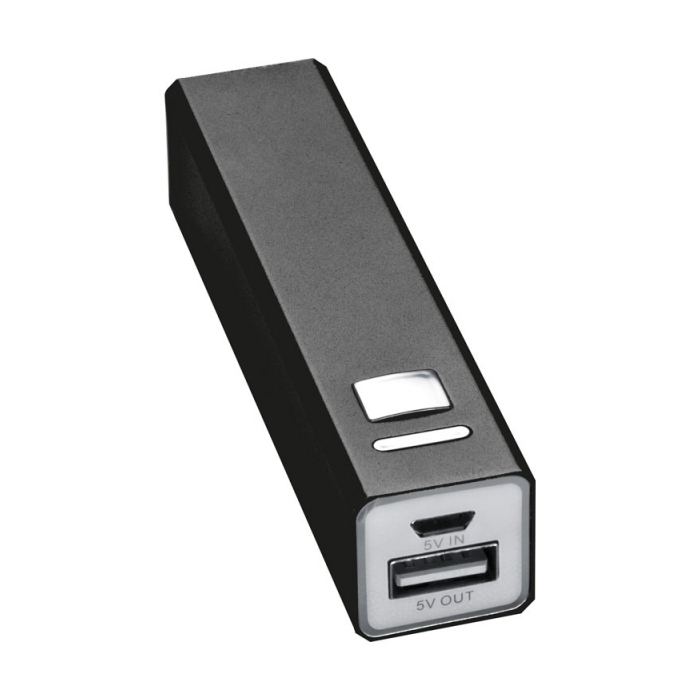 Power bank 2 200 mAh PORT HOPE, czarny