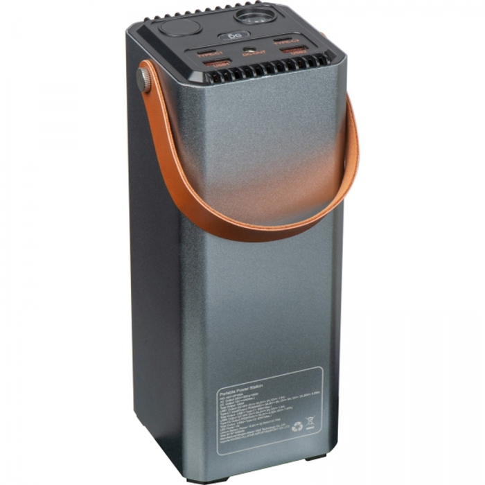 Power bank 39000 mAh, ciemnoszary