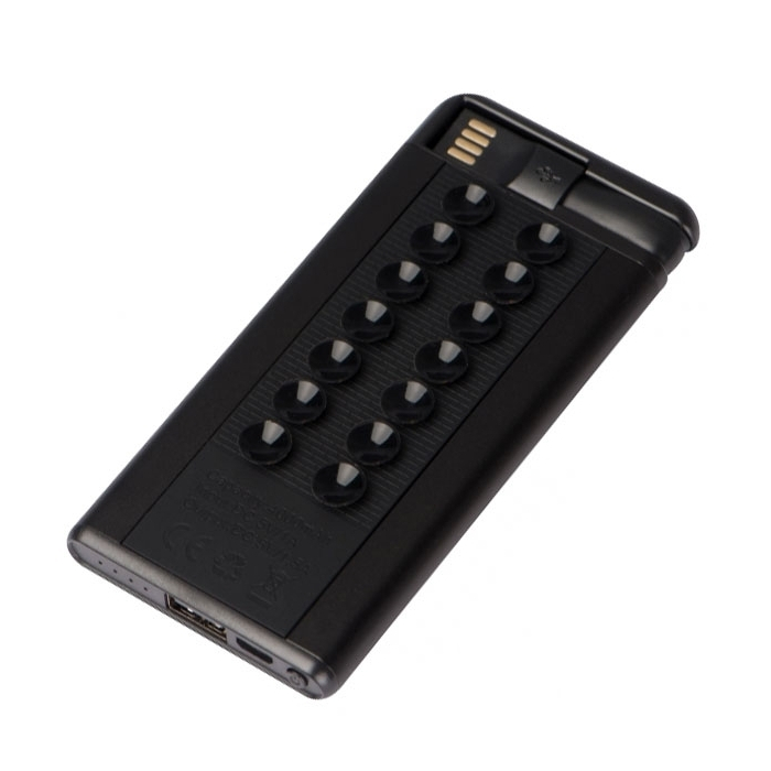 Power bank 4 000 mAh CHIETI, czarny