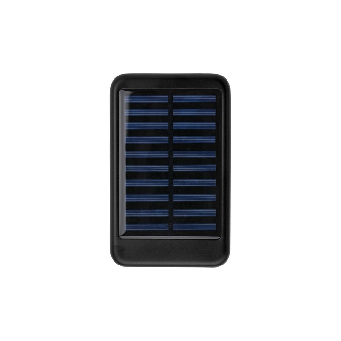 Power bank 4000 mAh, ładowarka słoneczna czarny