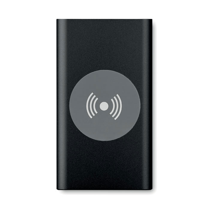 POWER&WIRELESS - Powerbank bezprzewodowy, Czarny