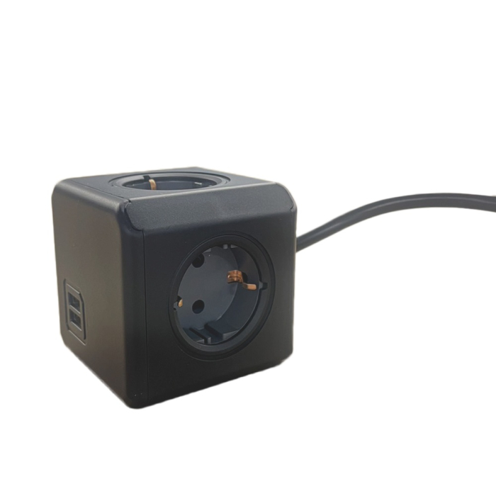 PowerCube Extended Duo USB 1.5m cable - Listwa zasilająca 2 x USB