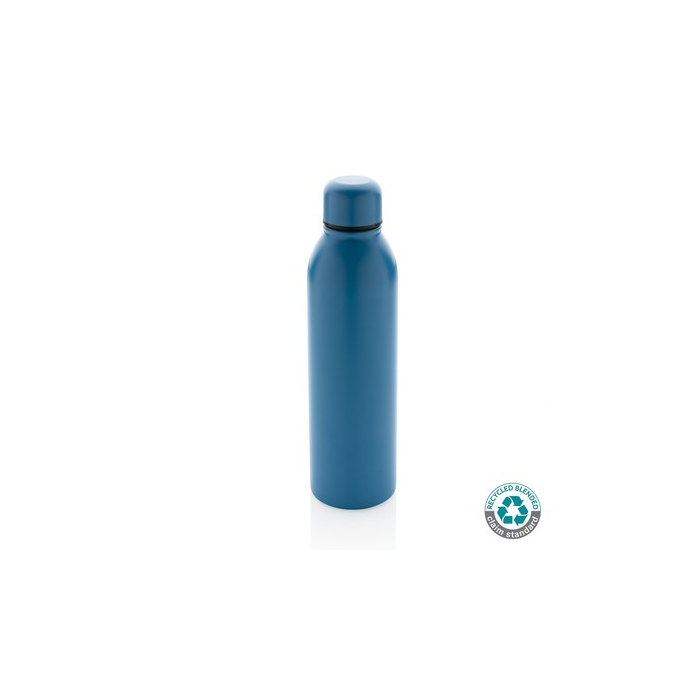 Próżniowa butelka sportowa 500 ml, stal nierdzewna z recyklingu blue