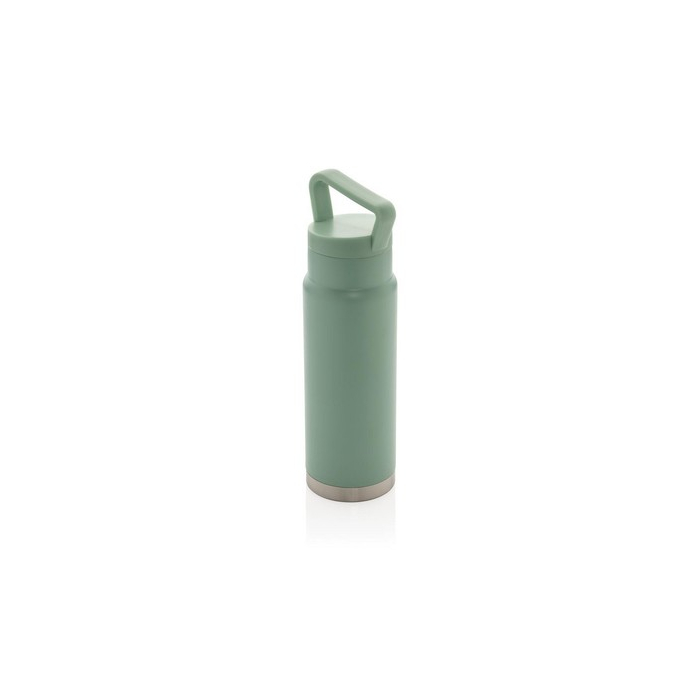 Próżniowa butelka sportowa 650 ml zielony