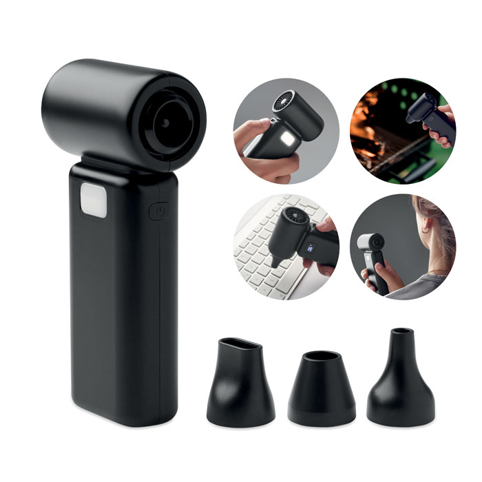 - Przenośny wentylator turbo, Czarny