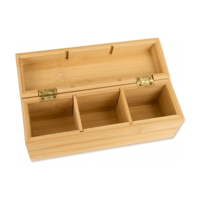 Pudełko na herbatę DAMASKUS, brązowy