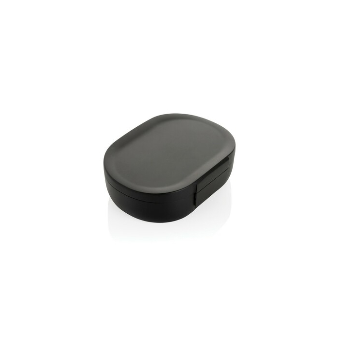 Pudełko śniadaniowe 700 ml Avira Atlas, PP z recyklingu czarny