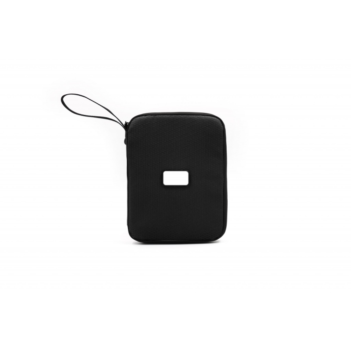 Rover Eco black - Etui podróżne A5 wykonane z materiału RPET