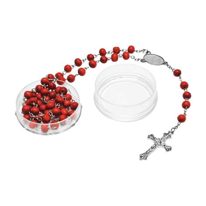 Różaniec z drewna różanego / Rosary