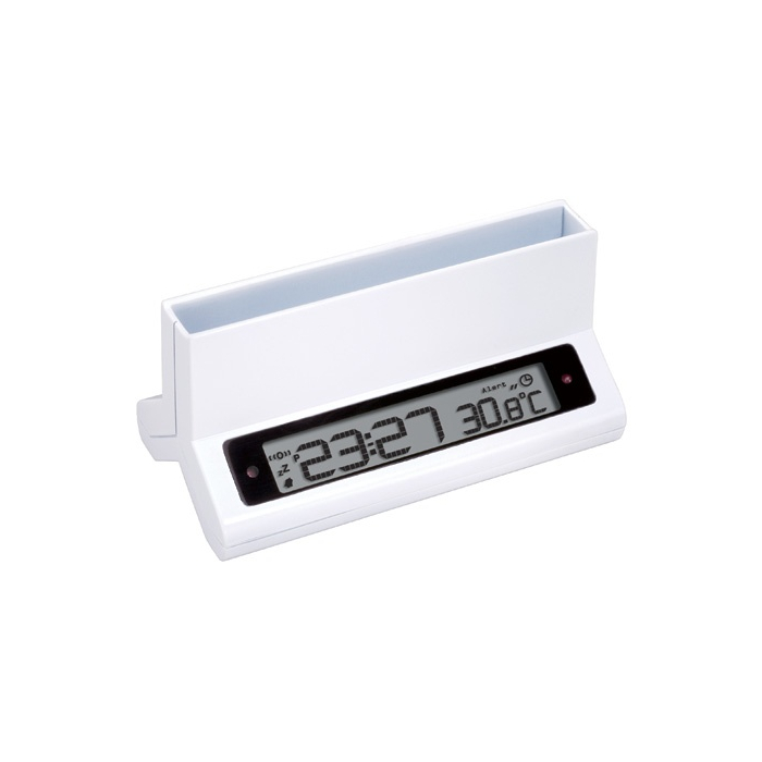 Rozgałęziacz portów USB z zegarem i podstawką na wizytówki