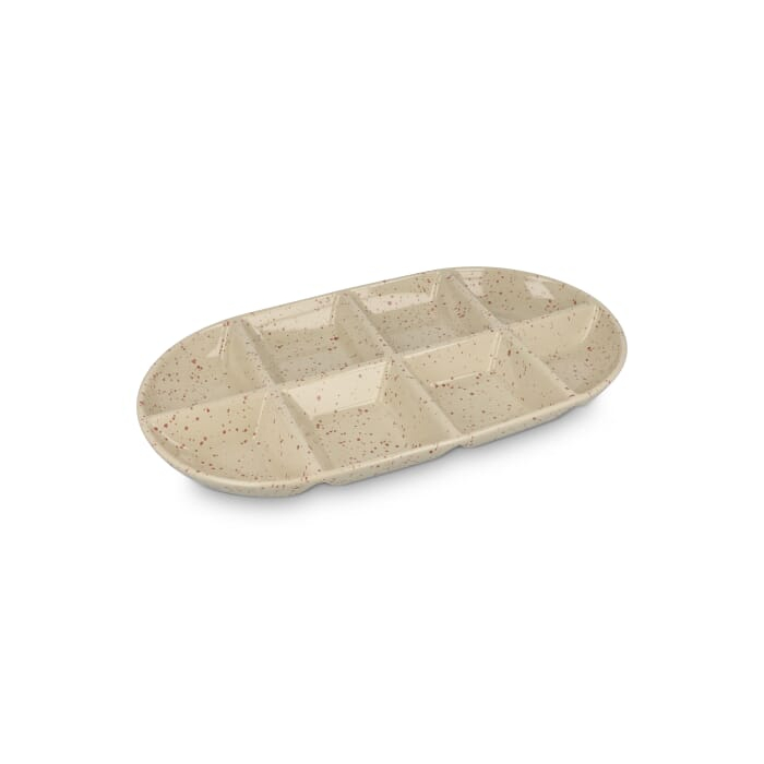 Sagaform Ditte Ceramiczna miska do serwowania potraw 36 x 20 cm, beżowy