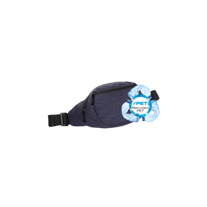 Saszetka zapinana w pasie RPET B'RIGHT | Kian granatowy