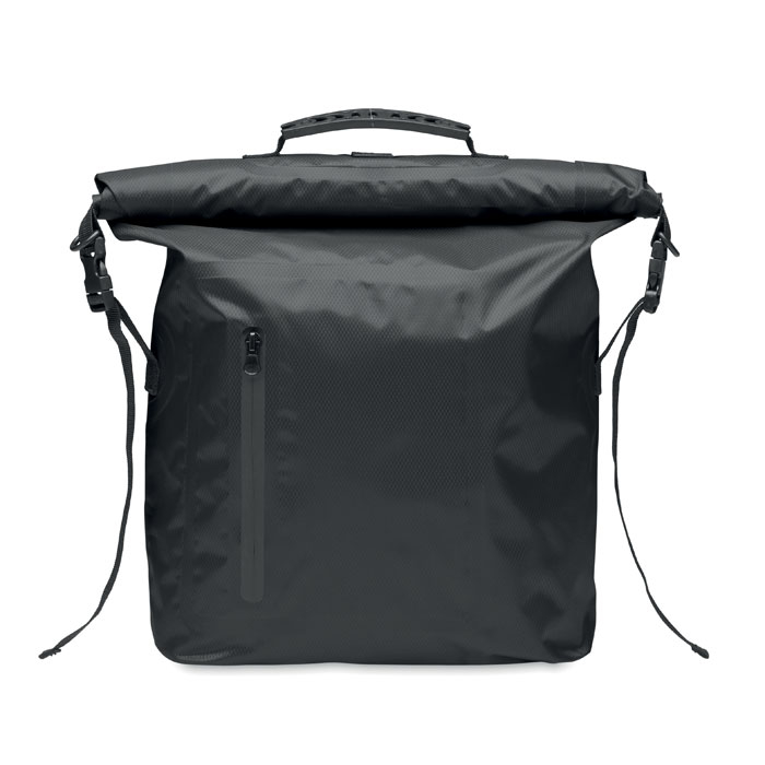 SCUBAROLL - Wodoodporna torba RPET rolltop, Czarny