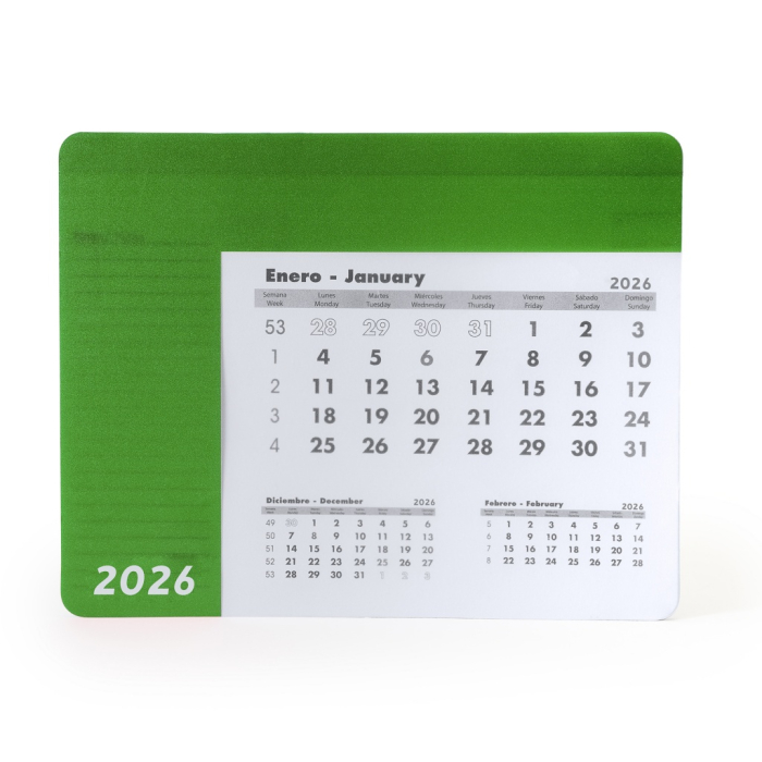 SERBAL - Podkładka pod myszkę z kalendarzem