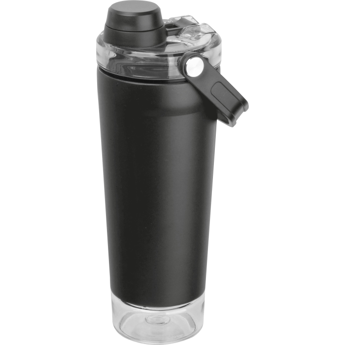 Shaker termiczny 600 ml SAVANNAH, czarny