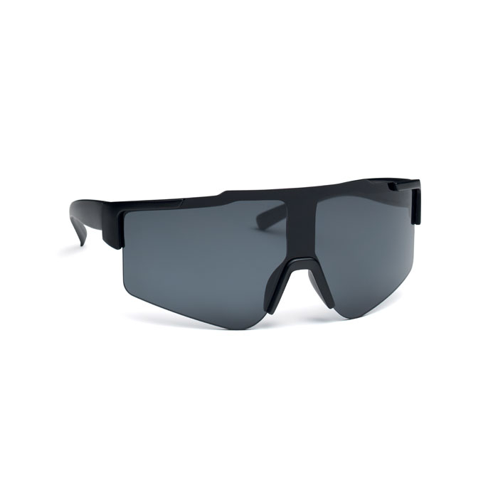 SHINE - Lustrzane sportowe okulary prze, Czarny