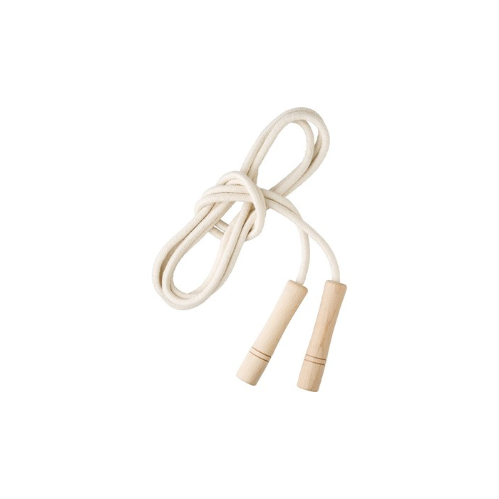 Skakanka z drewnianymi uchwytami neutralny