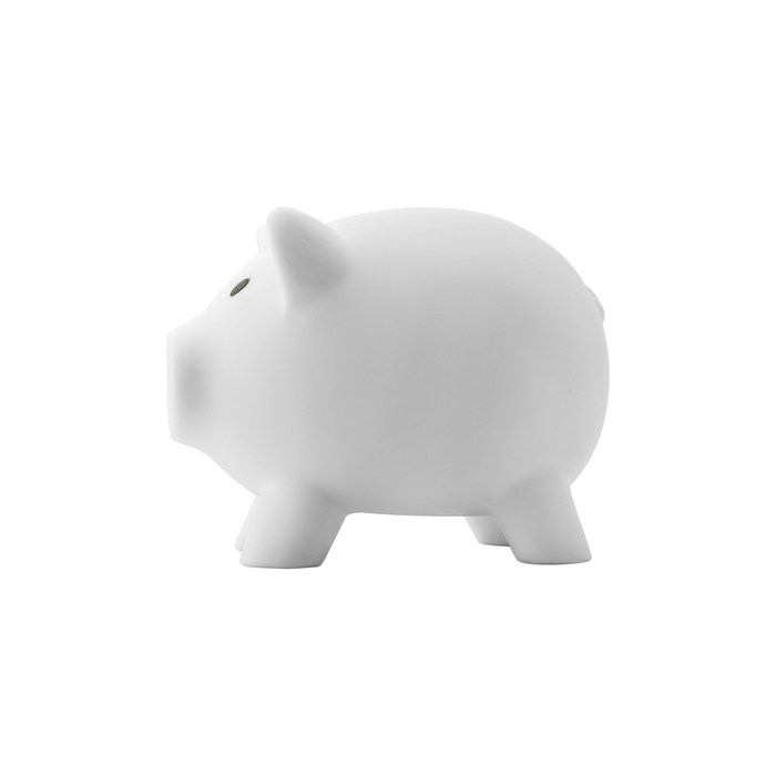 Skarbonka "świnka" biały