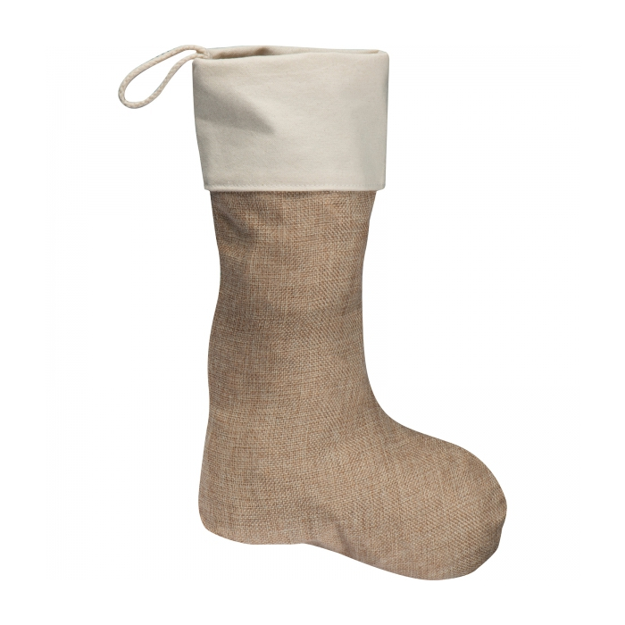 Skarpeta na prezenty, beżowy