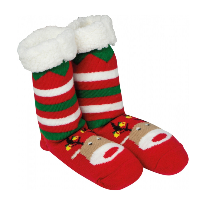 Skarpetki świąteczne, wielokolorowy